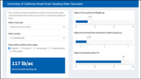 seeding rate calculator